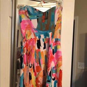 Sweetheart strapless fitted dress